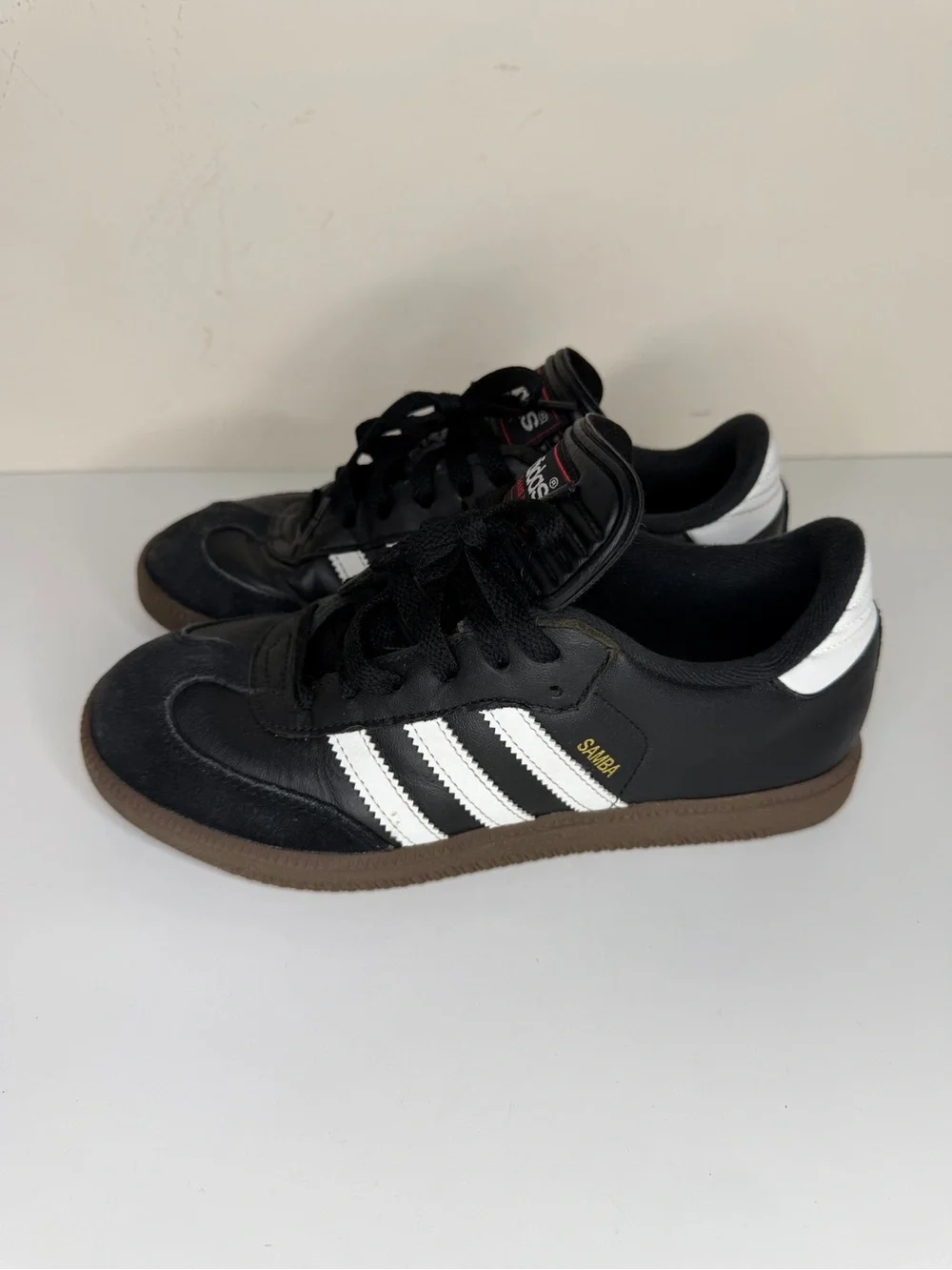 Adidas Boys Samba Classic Shoes Men’s 5 Black Casual Sneakers Style 036516